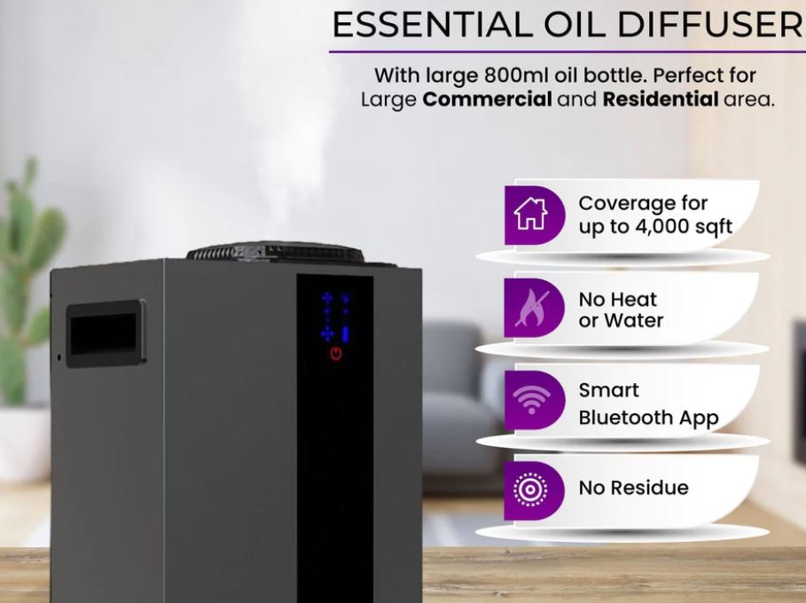 Smart HVAC Scent Diffuser up to 4,000 SQSF